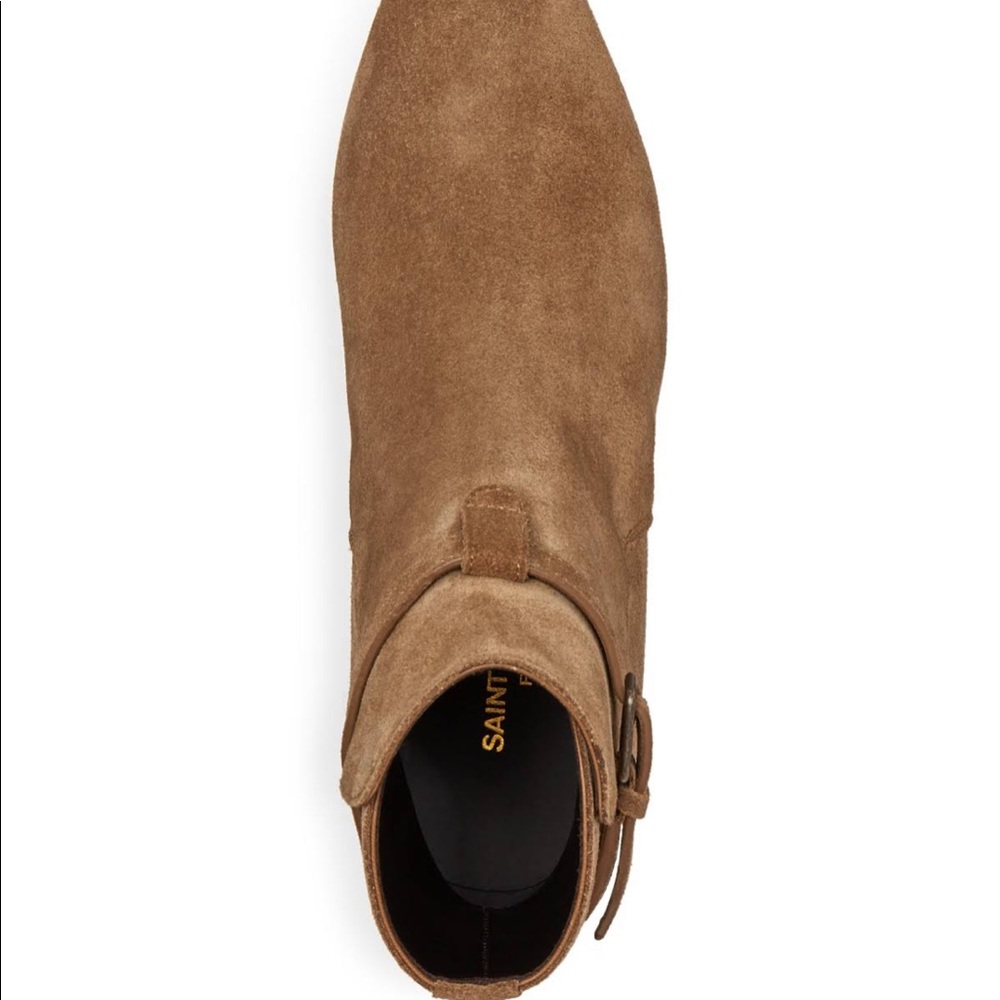 NWT Saint Laurent 40mm Wyatt Buck Str Bootie - Picture 4 of 5